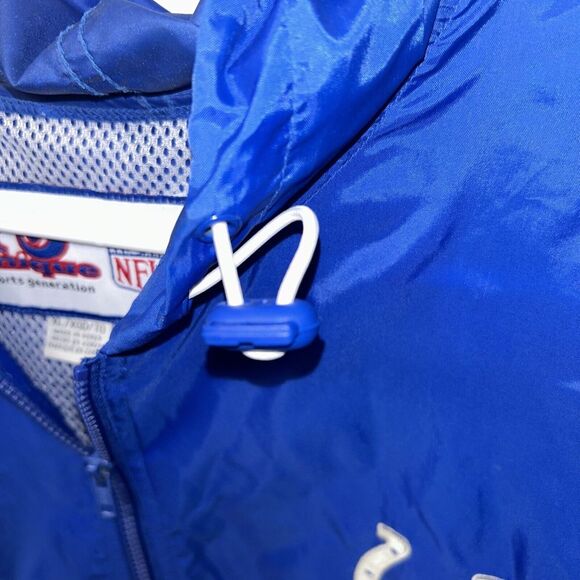 Vintage Unique Sports Generation Colts Blue Windbreaker NFL Football Mens XL - Picture 4 of 6